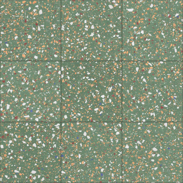 Terrazzo Green Natural 60X60